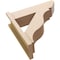 Ekena Millwork 7 1/2-in W x 24-in D x 24-in H Funston Slat Rough Cedar Woodgrain TimberThane Outlooker, Primed Tan OUTUR075X24X24FST24RCPR - alternate 4